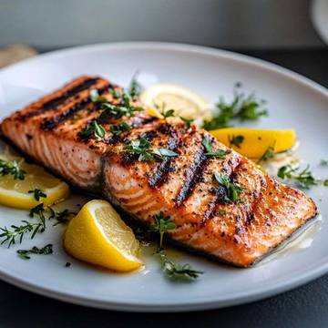 Ikan Panggang Lemon Rendah Kalori, Makanan Sehat Kita