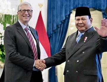 Presiden Terima Kunjungan Pendiri Gates Foundation
