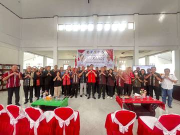 Bupati Tanimbar Riky Jauwerissa Launching Aplikasi SRIKANDI 