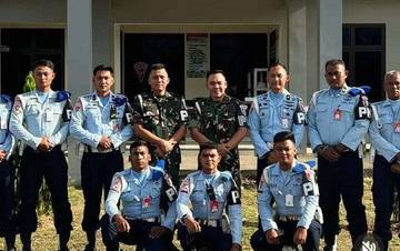 Pom Koopsud III Kunjungi Lanud IG Dewanto 