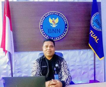 Kepala BNN Kota Tual Buka Bimtek P4GN
