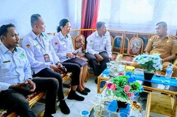 Koordinasi Digalakan KUA Bersama Camat Tanut