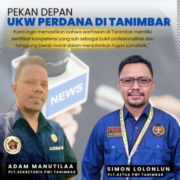  Uji Kompetensi Wartawan Bakal Digelar  Perdana di Tanimbar