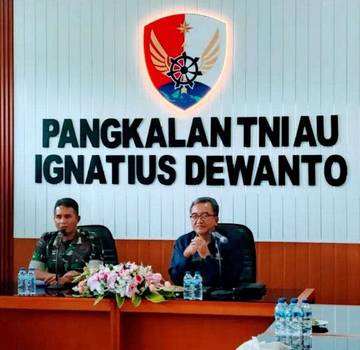 Lanud Terima Kunjungan Direktorat Jenderal Perbendaharaan Provinsi Maluku