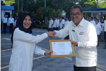 KPPN Tual Raih Penghargaan Eco Office Kategori Platinum