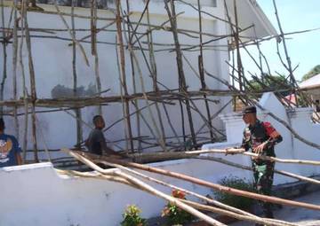 Karya Bakti Babinsa Koramil 1503-01/Tual
