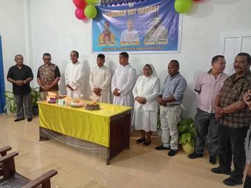 Misa Syukuran HUT Imamat Tiga Pastor Aru