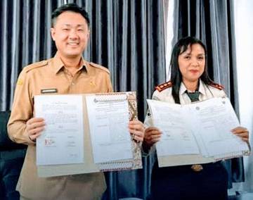Pemda dan Bapas  Lakukan  PKS Pidana Kerja Sosial 