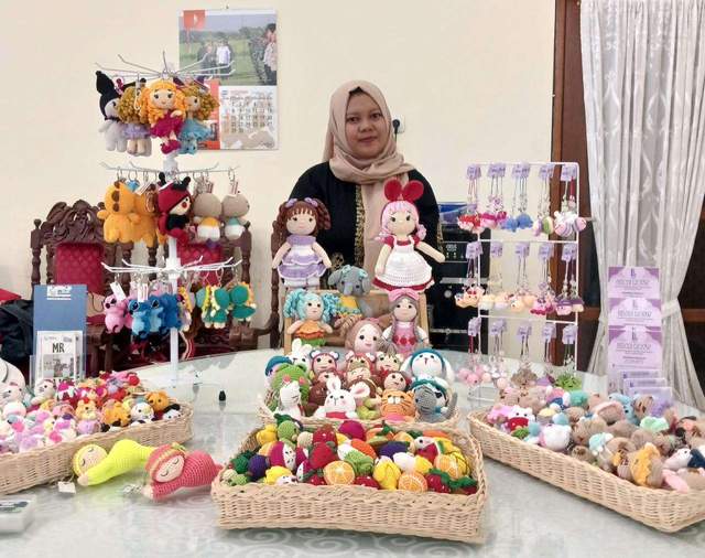 Warga Bojonegoro Sukses Kembangkas Bisnis Rajut