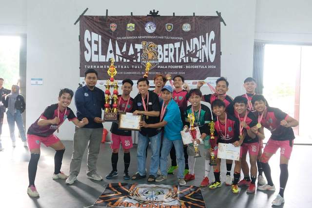Turnamen Futsal Tuli Perkuat Inklusi di Bojonegoro