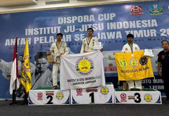 ​Atlet Ju-Jitsu Lamongan Borong Medali di Kejurda Jatim