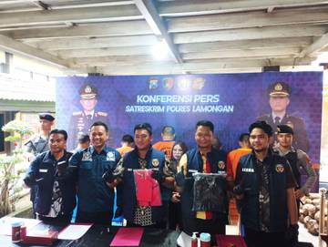 Tanggap Cepat Laporan Masyarakat Polres Lamongan Ungkap Curanmor