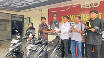 Satreskrim Polres Tuban Serahkan BB Hasil Curian Kepada Pemiliknya