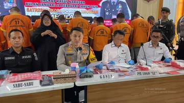 Polres Lamongan Ungkap 29 Kasus Peredaran Narkoba