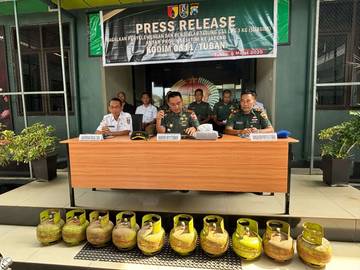 Kodim 0811 Tuban Gagalkan Dugaan Penyelundupan Gas Elpiji Melon