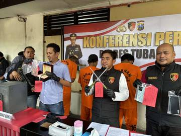 Polisi Tangkap Lima Spesialis Pembobol Rumah Kosong di Tuban