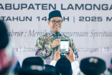 Kakanwil Kemenag Jatim Bagikan Pengalaman Manasik Haji Lamongan