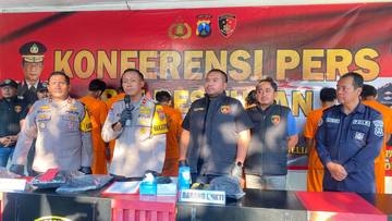 Operasi Pekat, Polres Tuban Ungkap Lima Kasus