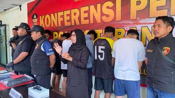 Pengeroyokan di Alfalah Tuban, Enam Tersangka Diamankan