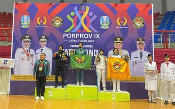 Lintang Sumbang Emas Lamongan Porprov Jatim Cabor IBCA-MMA