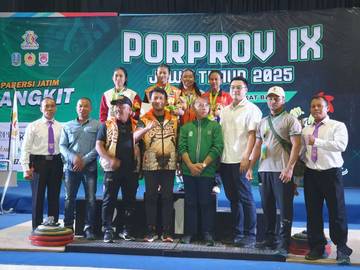 Atlet Angkat Berat Tuban Sumbang 18 Medali Porprov