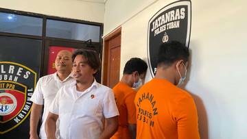 Polres Tuban Amankan Dua Tersangka Pencurian Diesel