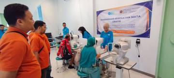 PWI Lamongan dan RS KMU Cegah Kebutaan Diabetes