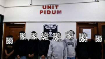 Polres Tuban Amankan Delapan Remaja Nekat Konvoi