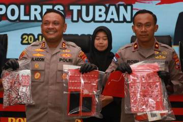  Polres Tuban Ungkap Empat Kasus Narkoba, Lima Tersangka