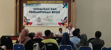 Diskoperindag Gandeng BPOM, Berikan Sosialisasi dan Pendampingan UMKM