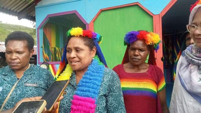 TP-PKK Jayawijaya Berkomitmen Dorong Pengembangan UMKM Noken Pelangi