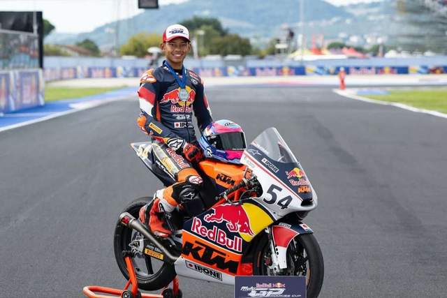 Veda Ega Pratama Jadi 'Red-Bull Athlete' Jelang Debut Moto3