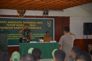 Primkop Kartika Kodim 1702/Jayawijaya Gelar RAT Tutup Buku Tahun 2024