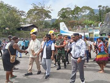 PKP Tinjau Lokasi Pembangunan RS, TNI-Polri Lakukan Pengamanan