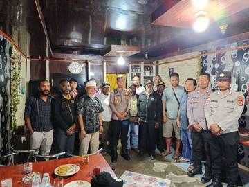 Antisipasi Aksi Demontrasi, Polres Tolikara Gelar Coffee Morning