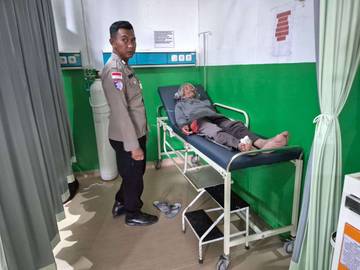Polres Tolikara Respon Cepat Kecelakaan Lalu Lintas