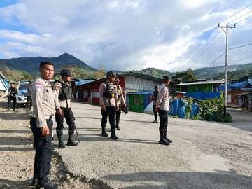 Polres Tolikara Rutin Gelar Patroli Cegah Gangguan Kamtibmas