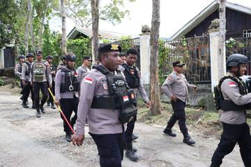 Polres Tolikara Laksanakan Patroli, Wujudkan Kamtibmas Tetap Kondusif