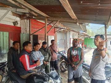 Satuan Binmas Ajak Komunitas Ojek Aktifkan Pos Kamling