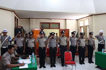 Tegakkan Aturan, Polres Tolikara Sidang Disiplin 11 Personel