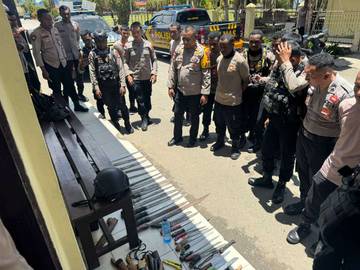 Operasi Sikat Cartenz-II Amankan Sajam, Miras, dan Ganja 