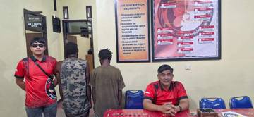 Ganja Siap Edar, Dua Tersangka di Amankan Polisi