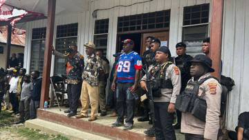 Hari Pertama Penyaluran Dandes di Tolikara Berjalan Lancar