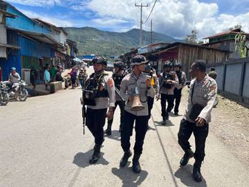 Hari Ke-3 Pencairan Dandes: Polres Tolikara Gencar Patroli