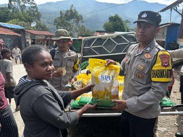 Dukung Program Pemerintah: Polres Tolikara Kembali Melaksanakan GPM