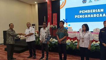 KPPN Wamena Berikan Penghargaan kepada Sejumlah Satker