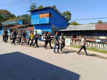 Patroli Jalan Kaki,  Wujud Kedekatan Kebersamaan Menjaga Kamtibmas