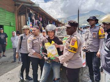 Polres Tolikara Gelar GPM di Desa Muara