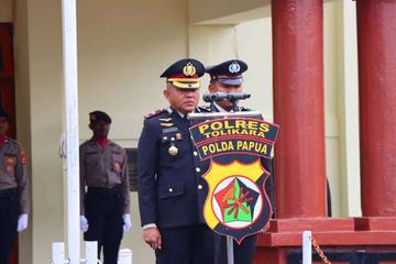 Polres Tolikara Gelar Upacara Peringatan Hari Sumpah Pemuda