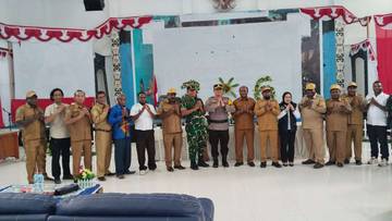 Pabung Mamberamo-Tengah Nyatakan Dukungan TNI Terhadap Program MBG